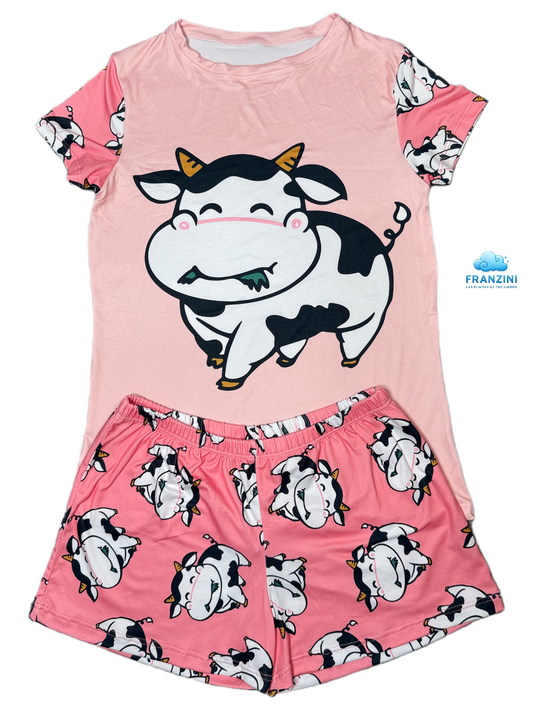 Pijama Short y Pullover - Mujer Talla Única