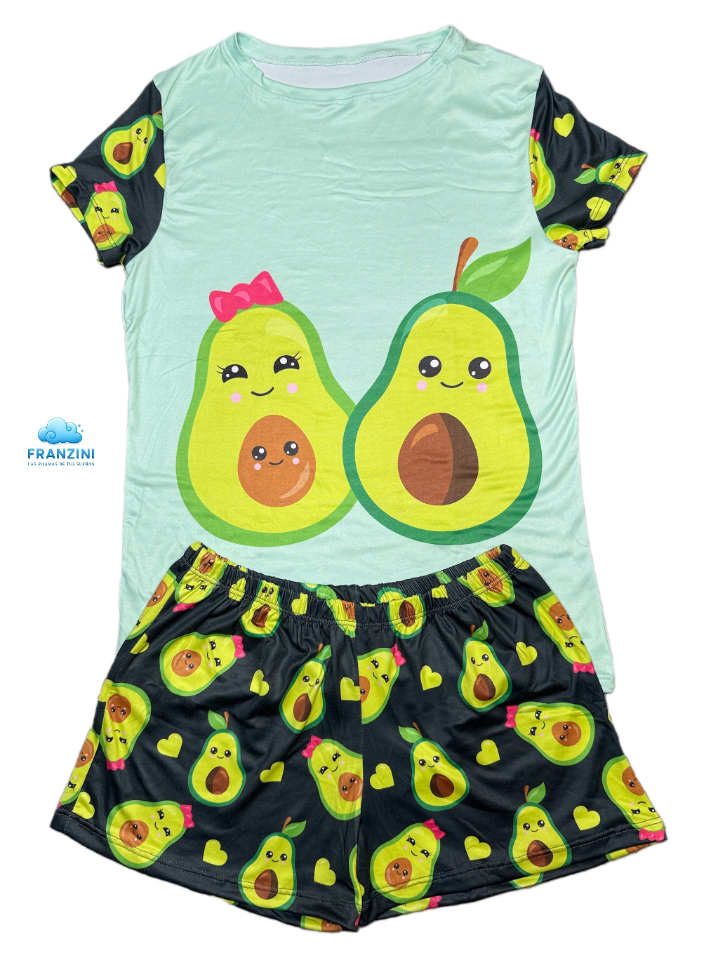 Pijama Short con Pullover - Talla Única