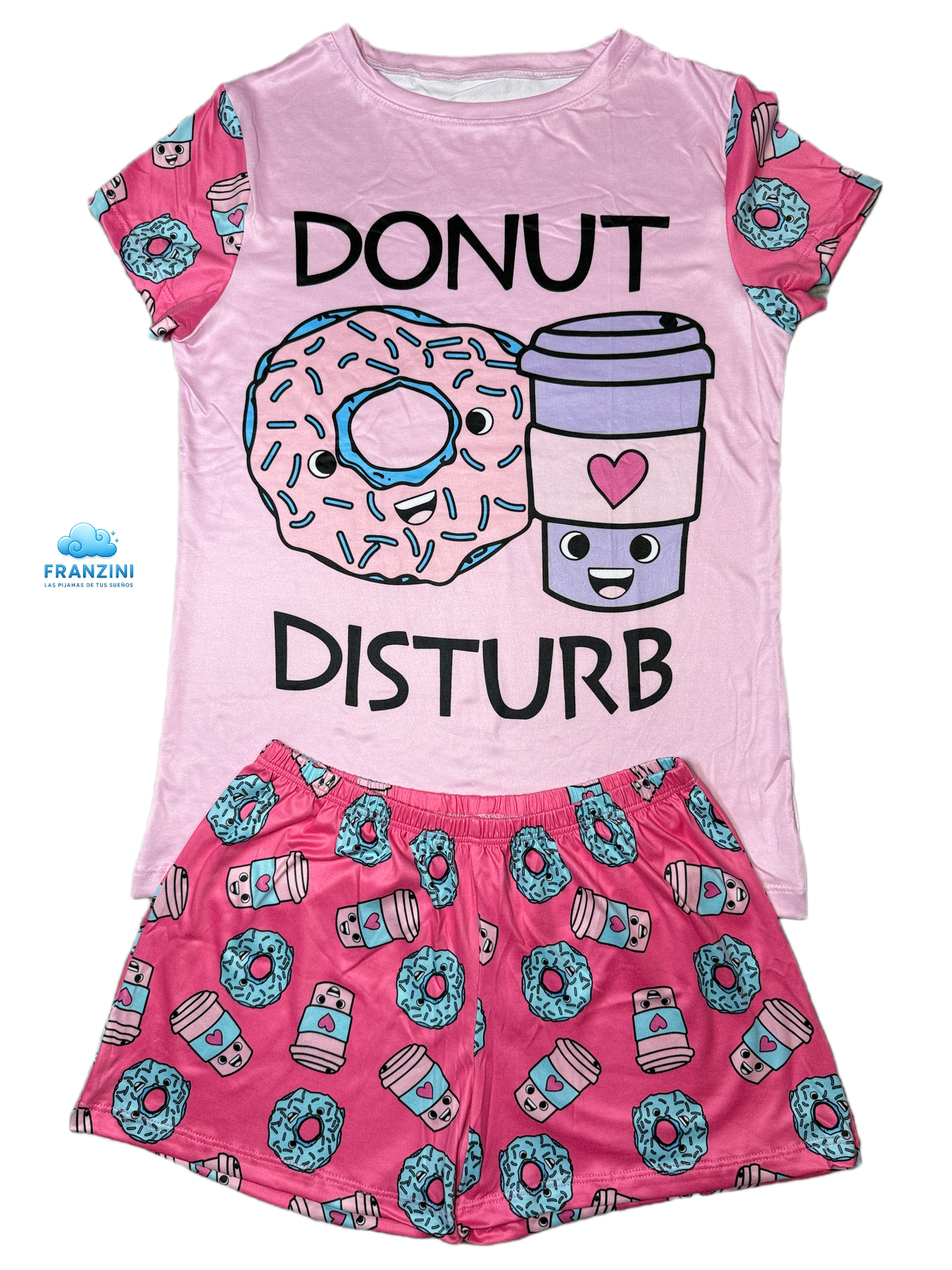 Pijama Short con Pullover - Talla Única