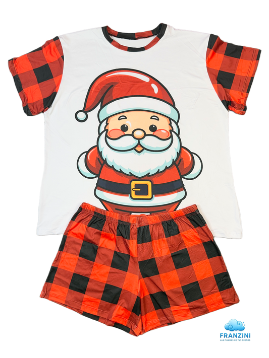 Pijama Navideña Short y Pullover - Mujer Talla Plus