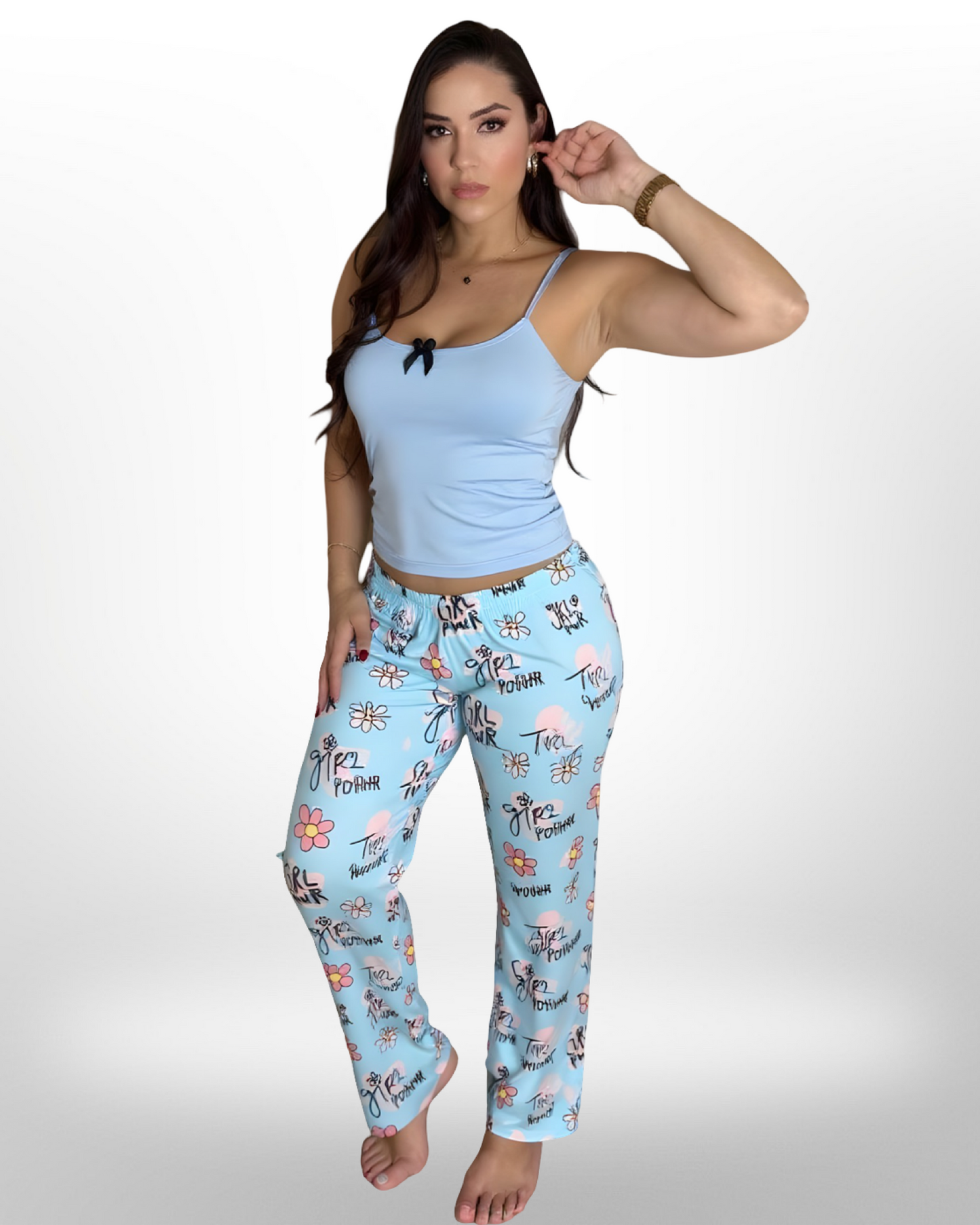 Pijama Pantalón con Tirantes - Talla Única