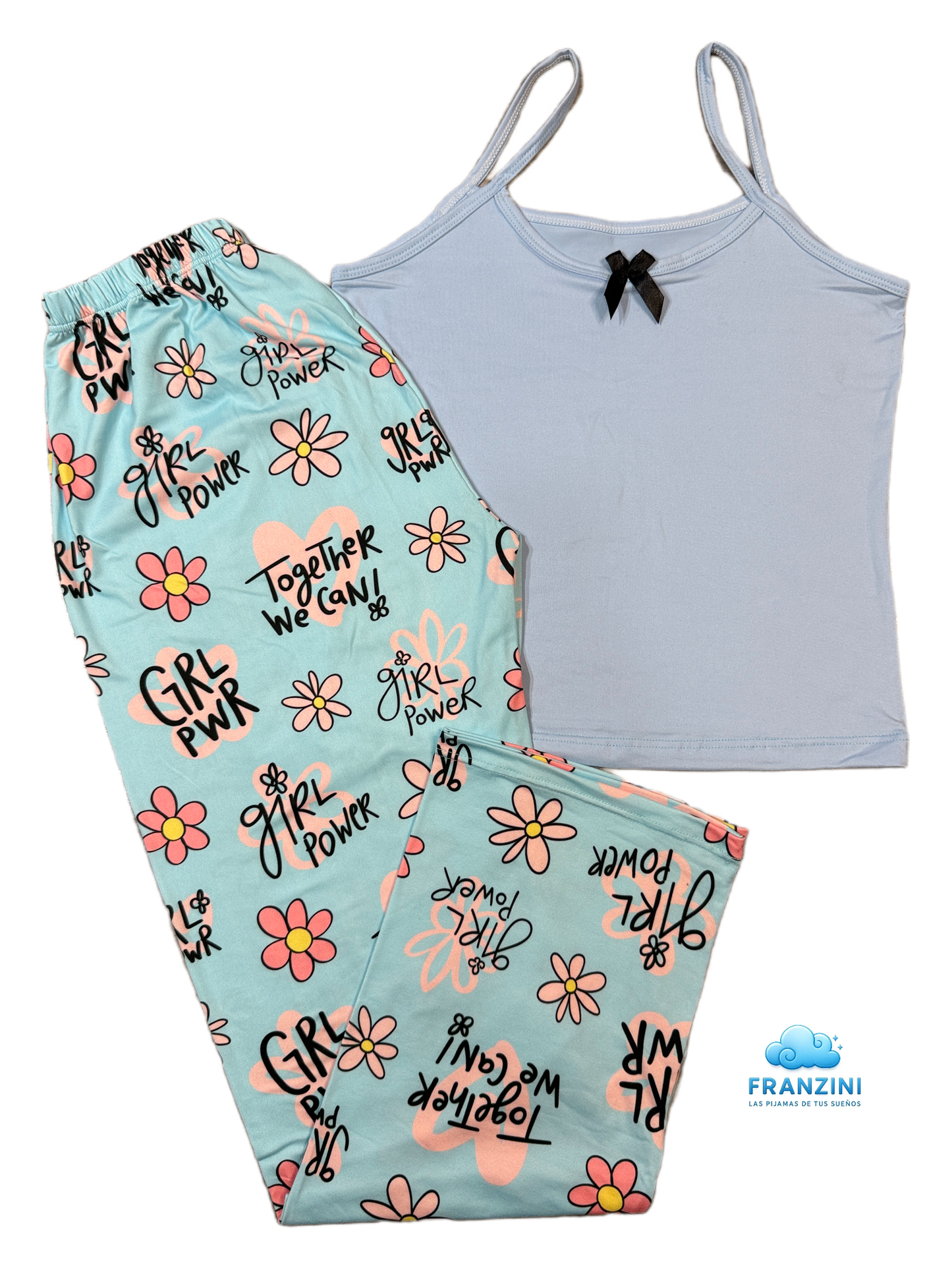Pijama Pantalón con Tirantes - Talla Única