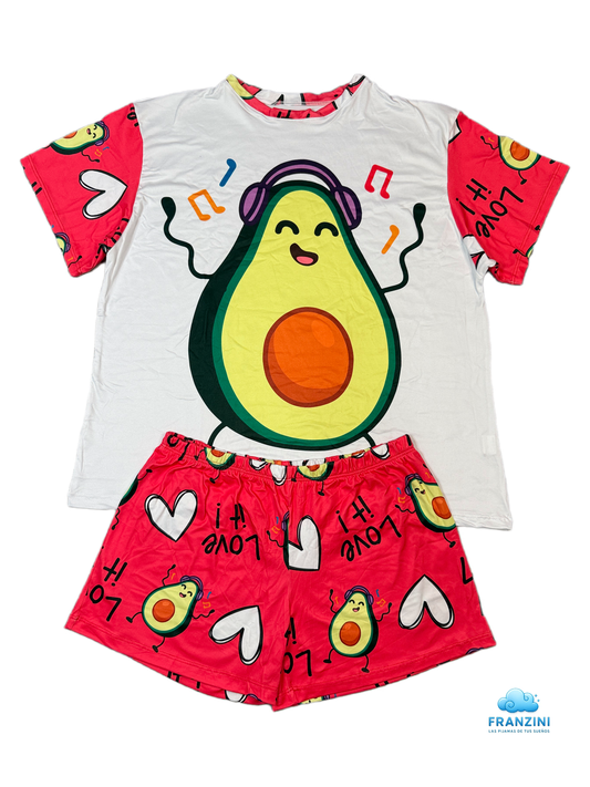 Pijama Short con Pullover - Talla Plus